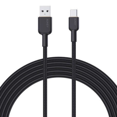 Kabel USB Aukey CB-NAC1 BK USB-A - USB-C, PD 60W, 1m, m/m