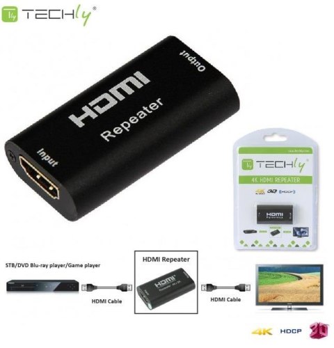 Wzmacniacz sygnału/Extender Techly HDMI 1080p 40m