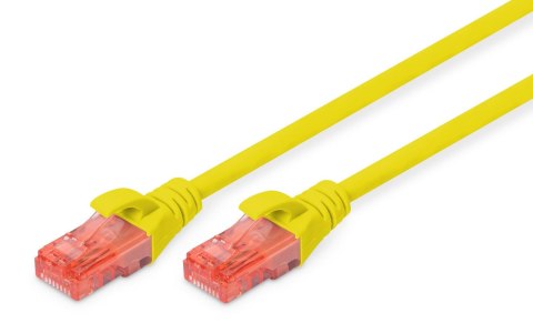 Patchcord DIGITUS UTP kat. 6 7m PVC żółty