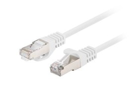 Patchcord Lanberg FTP kat.6 1m biały 10-pack