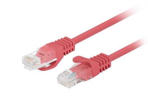 Patchcord Lanberg UTP kat.5e 3m czerwony 10-Pack