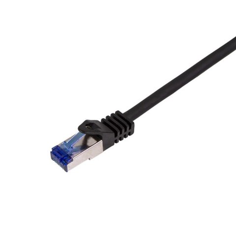 Patchcord LogiLink C6A103S Cat.6A S/FTP Ultraflex 15m czarny