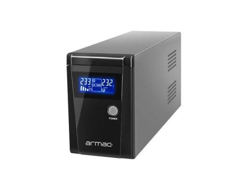 Zasilacz awaryjny UPS Armac Office 650VA LCD Line-Interactive 2x230V PL metalowa obudowa