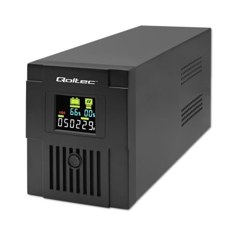 Zasilacz awaryjny UPS Qoltec Monolith | 2000VA | 1200W | LCD | USB