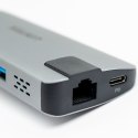 Unitek Hub USB-C 2x USB-A HDMI 4K RJ-45 PD 100W