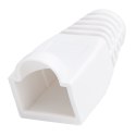 Unitek Osłona wtyku RJ45, 6 mm, 100 szt. biała