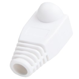 Unitek Osłona wtyku RJ45, 6 mm, 100 szt. biała