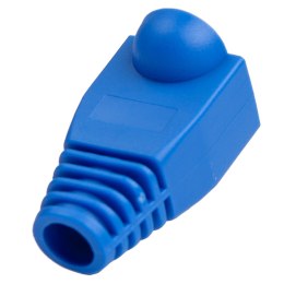 Unitek Osłona wtyku RJ45, 6 mm, 100 szt. niebieska