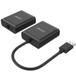 Unitek Y-2516 przedłużacz USB 2.0 po skrętce 4xUSB