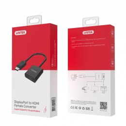 Unitek adapter DisplayPort na port HDMI Y-5118DA