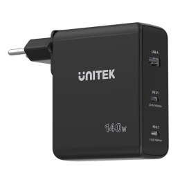 Unitek ładowarka GaN 3 porty 140W