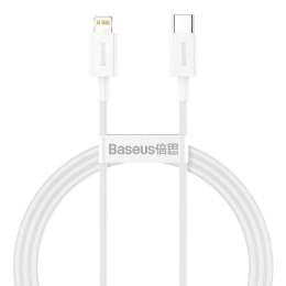 Kabel przewód USB-C / Typ-C - Lightning / iPhone 100cm Baseus CATLYS-A02 z obsługą szybkiego ładowania 20W PD