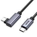 Unitek Kabel USB-C kątowy 90° PD100W 1m